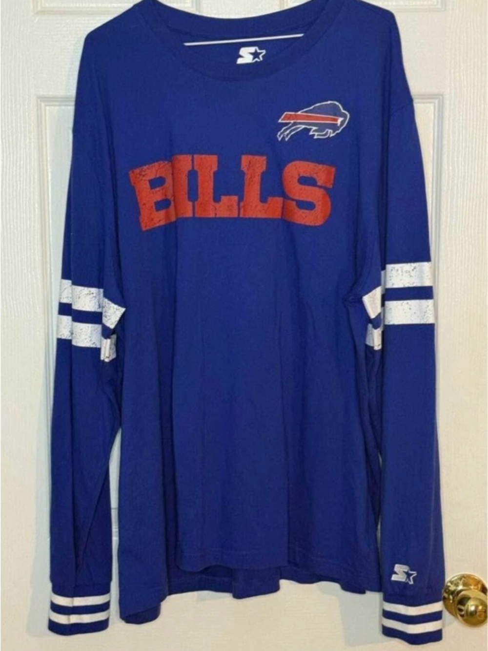 Buffalo Bills Long Sleeve Football Starter Shirt- XXL
